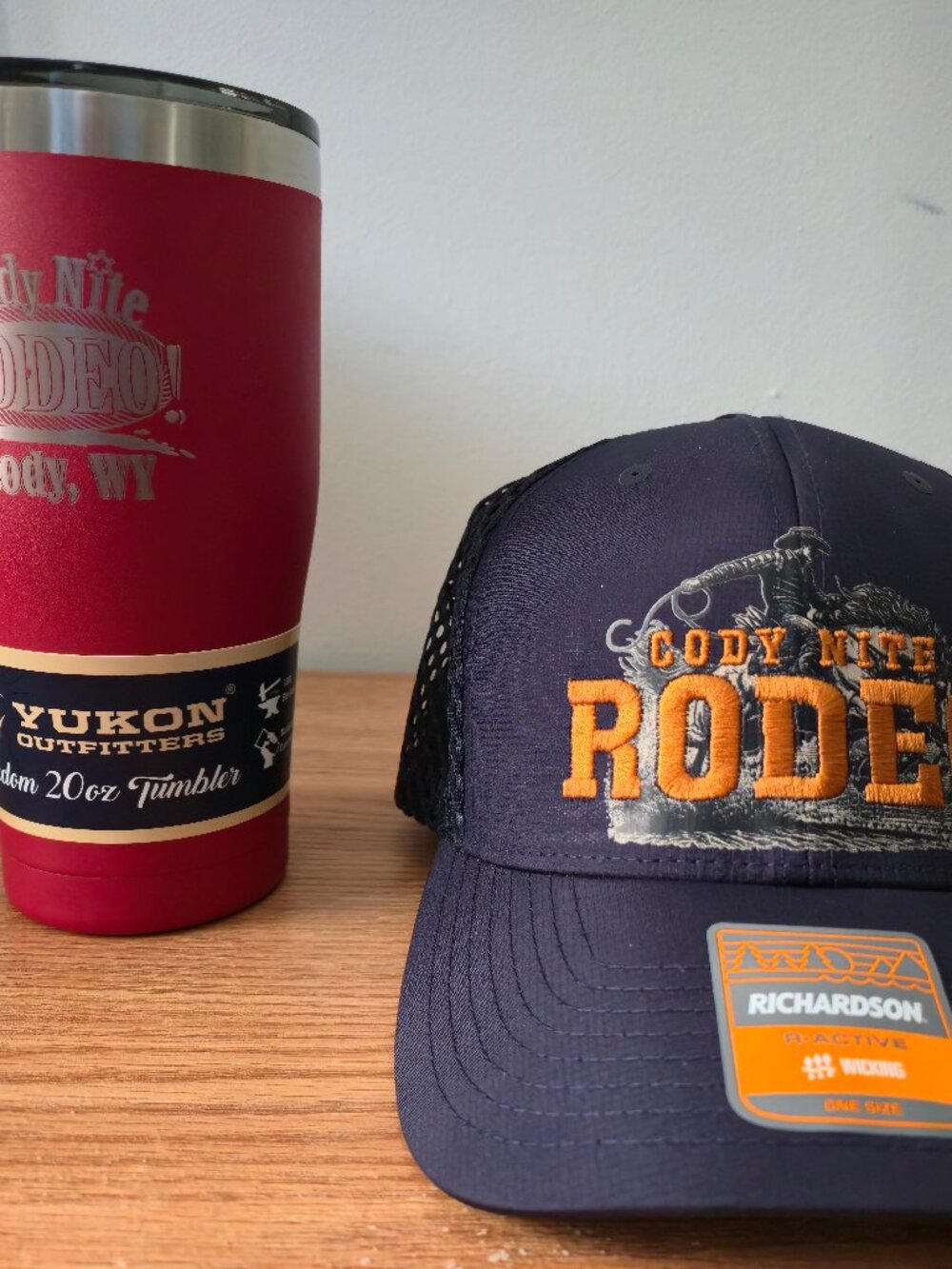 Cody Nite Rodeo 20oz Yukon Tumbler Mug + Richardson Snapback Hat NEW